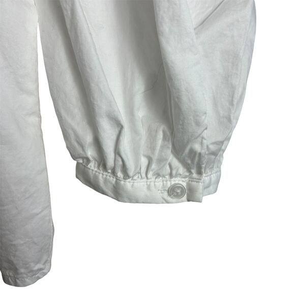 Old Navy XL Women's White Top Blouse Poplin Calla Lily New NWT - Picture 9 of 11